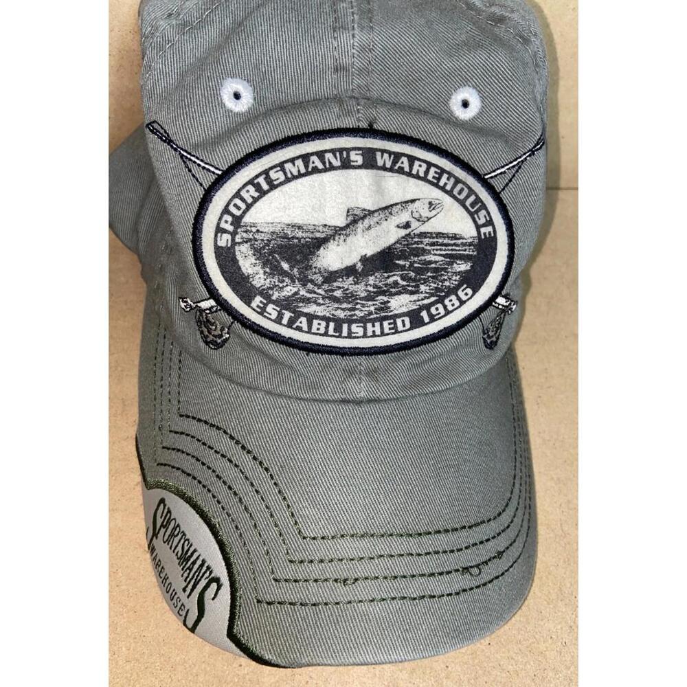 Sportsman's Warehouse Hunting Fishing Cap Hat Adult Mens Adjustable Strapback